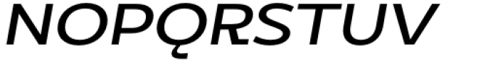 DX Rigraf Medium Expanded Italic Font UPPERCASE