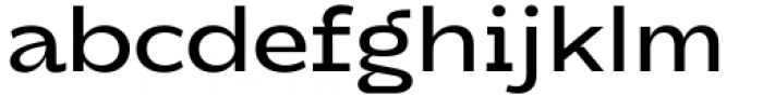 DX Rigraf Medium Expanded Font LOWERCASE