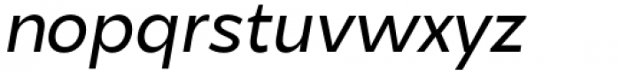 DX Rigraf Medium Italic Font LOWERCASE