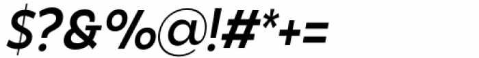 DX Rigraf Semi Bold Italic Font OTHER CHARS
