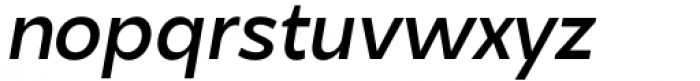 DX Rigraf Semi Bold Italic Font LOWERCASE