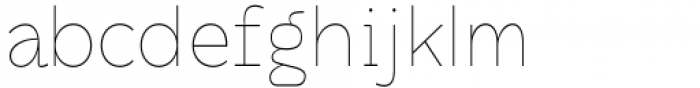 DX Rigraf Thin Font LOWERCASE