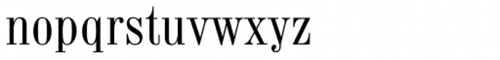 DXOldStandard Condensed No2 Regular Font LOWERCASE