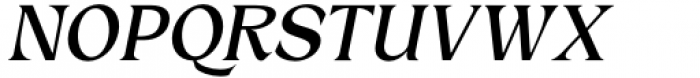 Dx Gaster Medium Italic Font UPPERCASE