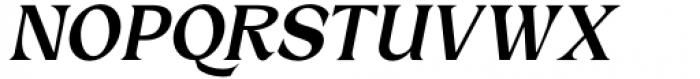 Dx Gaster Semi Bold Italic Font UPPERCASE