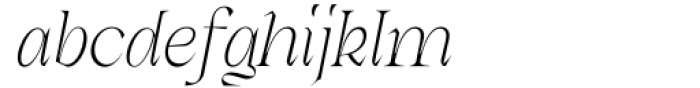 Dx Gaster Thin Italic Font LOWERCASE
