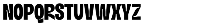 Dx Kord Inktrap Expanded Font UPPERCASE