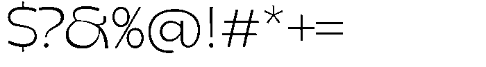 Dx Lactos Vol 02 Extra Light Font OTHER CHARS