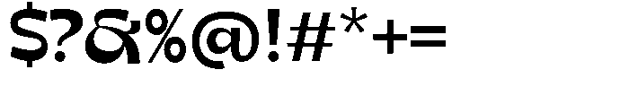 Dx Lactos Vol 02 Semi Bold Font OTHER CHARS