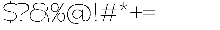 Dx Lactos Vol 02 Thin Font OTHER CHARS