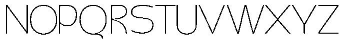 Dx Lactos Vol 02 Thin Font UPPERCASE