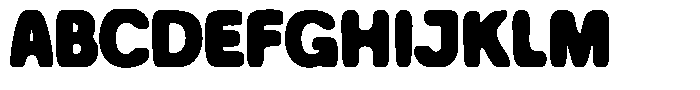 Dx Monstral Blur Font UPPERCASE