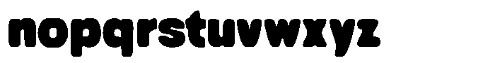 Dx Monstral Blur Font LOWERCASE