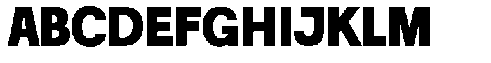 Dx Monstral Regular Font UPPERCASE