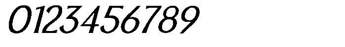 Dx Sillage Italic Font OTHER CHARS