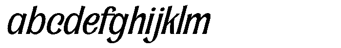 Dx Sillage Italic FONT