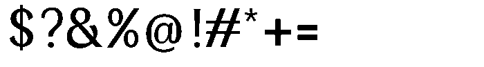 Dx Sillage Regular Font OTHER CHARS