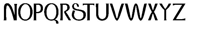 Dx Sillage Regular Font UPPERCASE