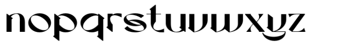 Dx Sitrus Expanded Font LOWERCASE