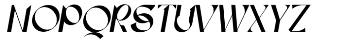 Dx Sitrus Italic Font UPPERCASE