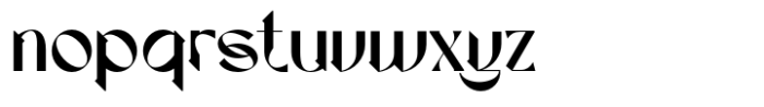Dx Sitrus Regular Font LOWERCASE