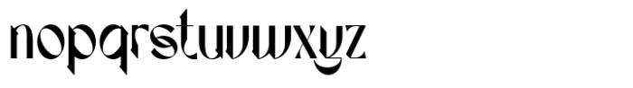 Dx Sitrus Semi Condensed Font LOWERCASE