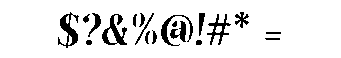 Dynastique Font OTHER CHARS