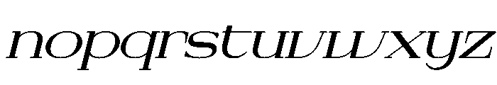 Dyrenko Italic Font LOWERCASE