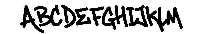 Dyzero Vandals Font UPPERCASE