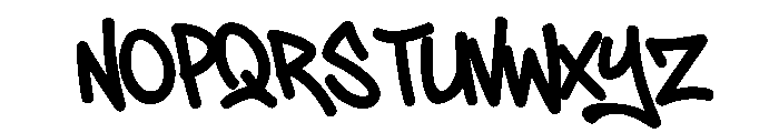 Dyzero Vandals Font UPPERCASE