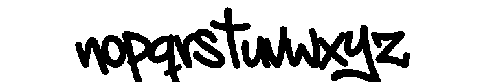 Dyzero Vandals Font LOWERCASE