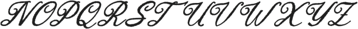 Dyatorn Italic otf (400) Font UPPERCASE