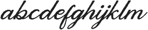 Dyatorn Italic otf (400) Font LOWERCASE