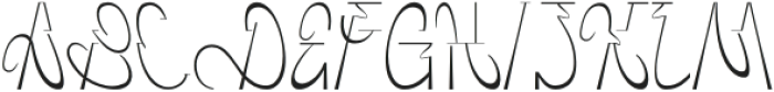 Dynac Regular otf (400) Font UPPERCASE