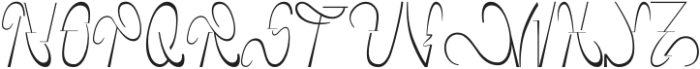 Dynac Regular otf (400) Font UPPERCASE
