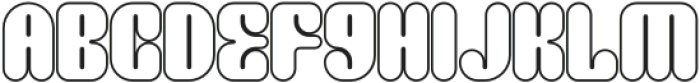 Dynamic Display Four otf (400) Font UPPERCASE