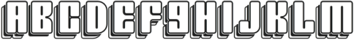 Dynamic Display Nine otf (400) Font UPPERCASE