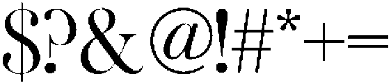 Dyntra otf (400) Font OTHER CHARS