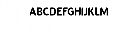 Dystopia-Semirounded.ttf Font UPPERCASE