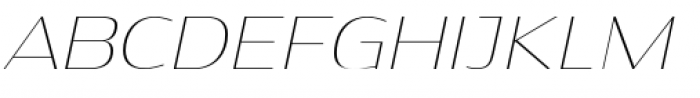 Dynasty A Pro Thin Italic Font UPPERCASE