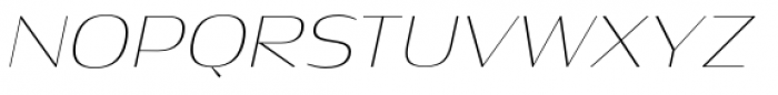 Dynasty A Pro Thin Italic Font UPPERCASE