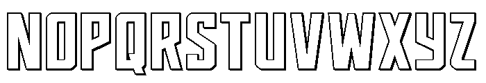 Dynamic Trooper 3D Straight Font UPPERCASE