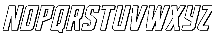 Dynamic Trooper 3D Font UPPERCASE