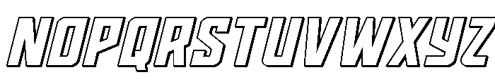 Dynamic Trooper 3D Font LOWERCASE