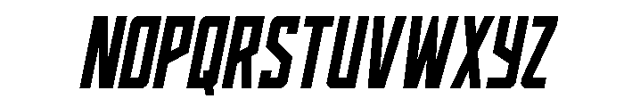 Dynamic Trooper Condensed Font UPPERCASE