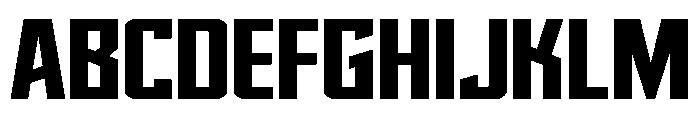 Dynamic Trooper ExpandStraight Font UPPERCASE