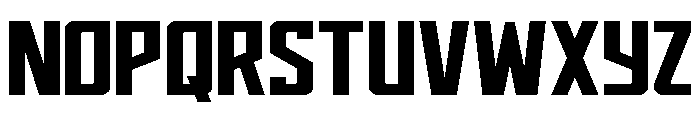Dynamic Trooper ExpandStraight Font UPPERCASE