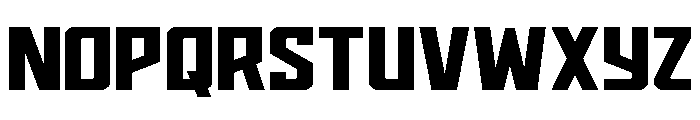 Dynamic Trooper ExpandStraight Font LOWERCASE