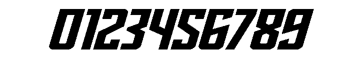 Dynamic Trooper Expanded Font OTHER CHARS
