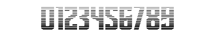 Dynamic Trooper GradiStraigh Font OTHER CHARS
